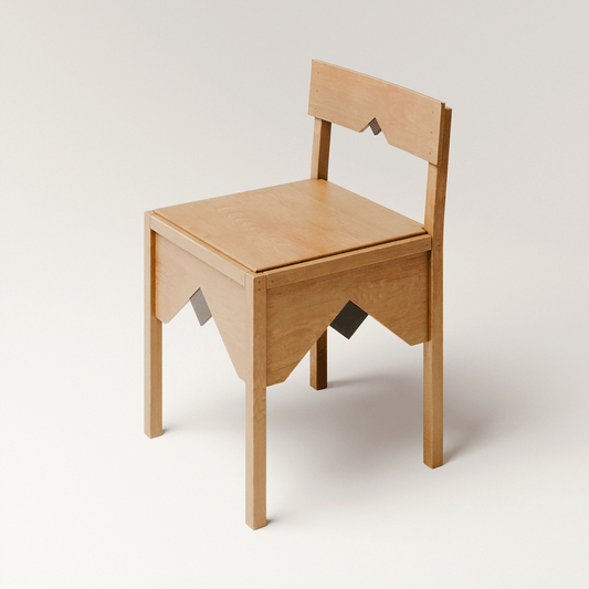 Art Deco Wooden Chair