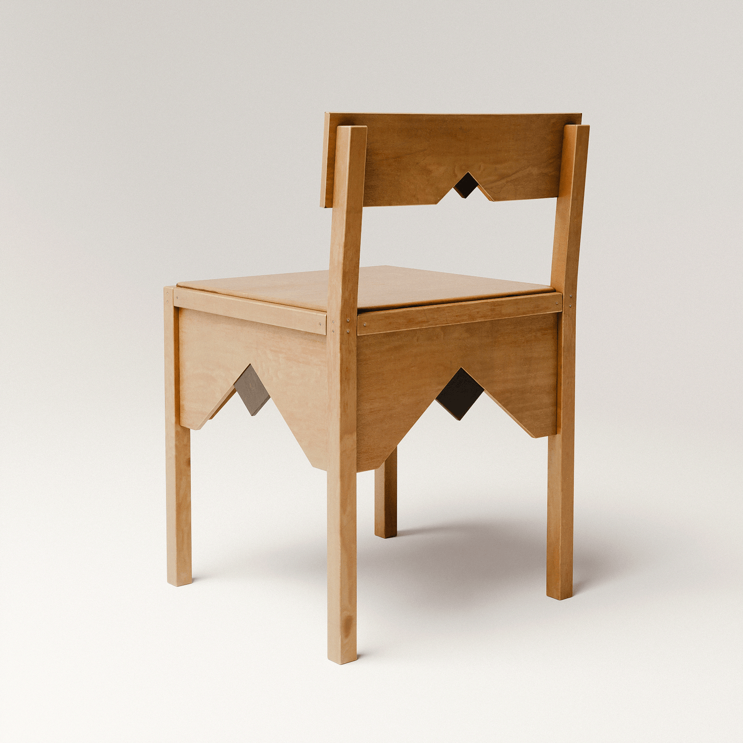 Art Deco Wooden Chair