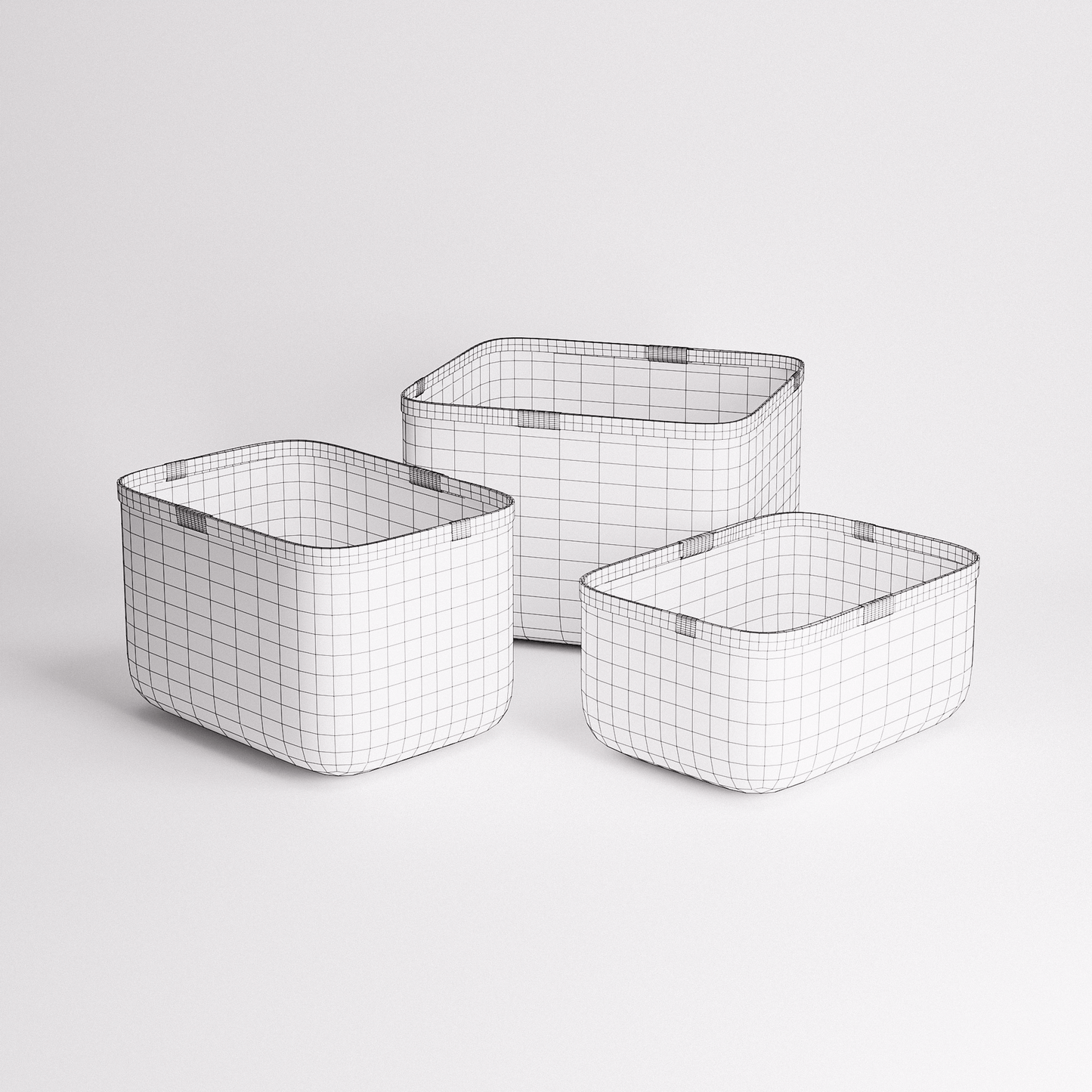 Bamboo Weave Basket Set
