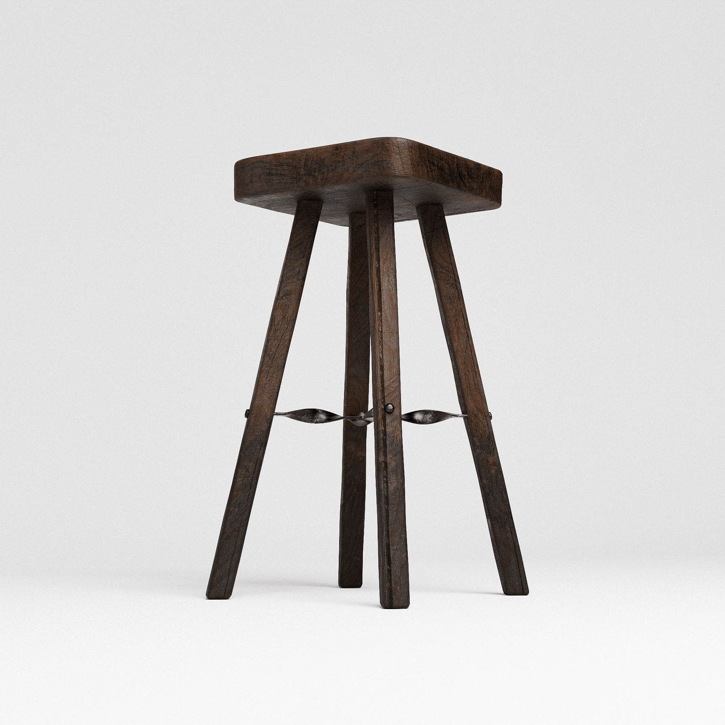 Brutalist High Stool