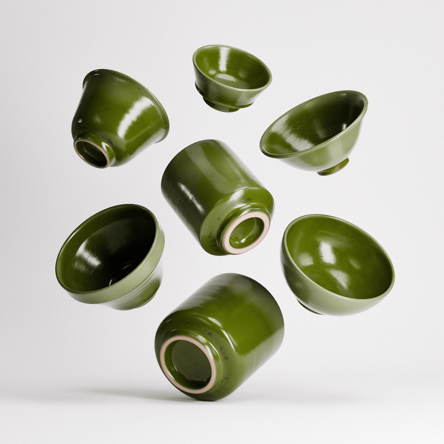 Ceramic Cups Set 01