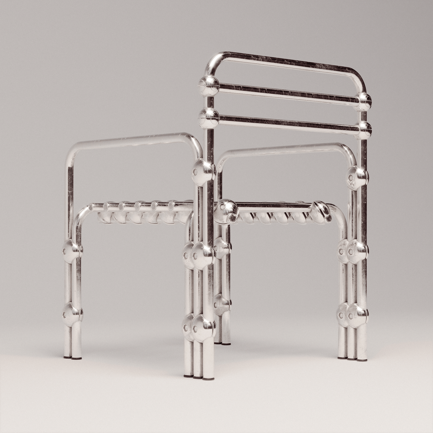 Chromed Lounge Chair