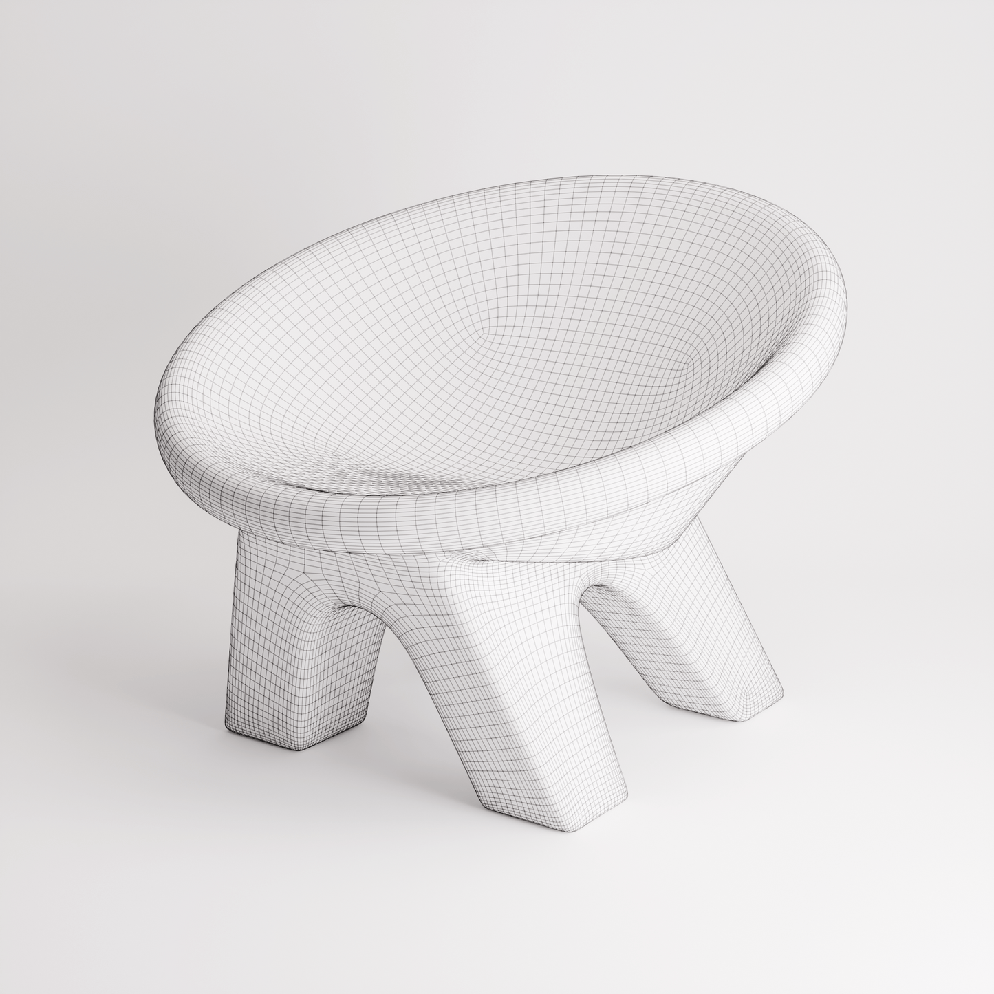 Concrete Sphere Chair