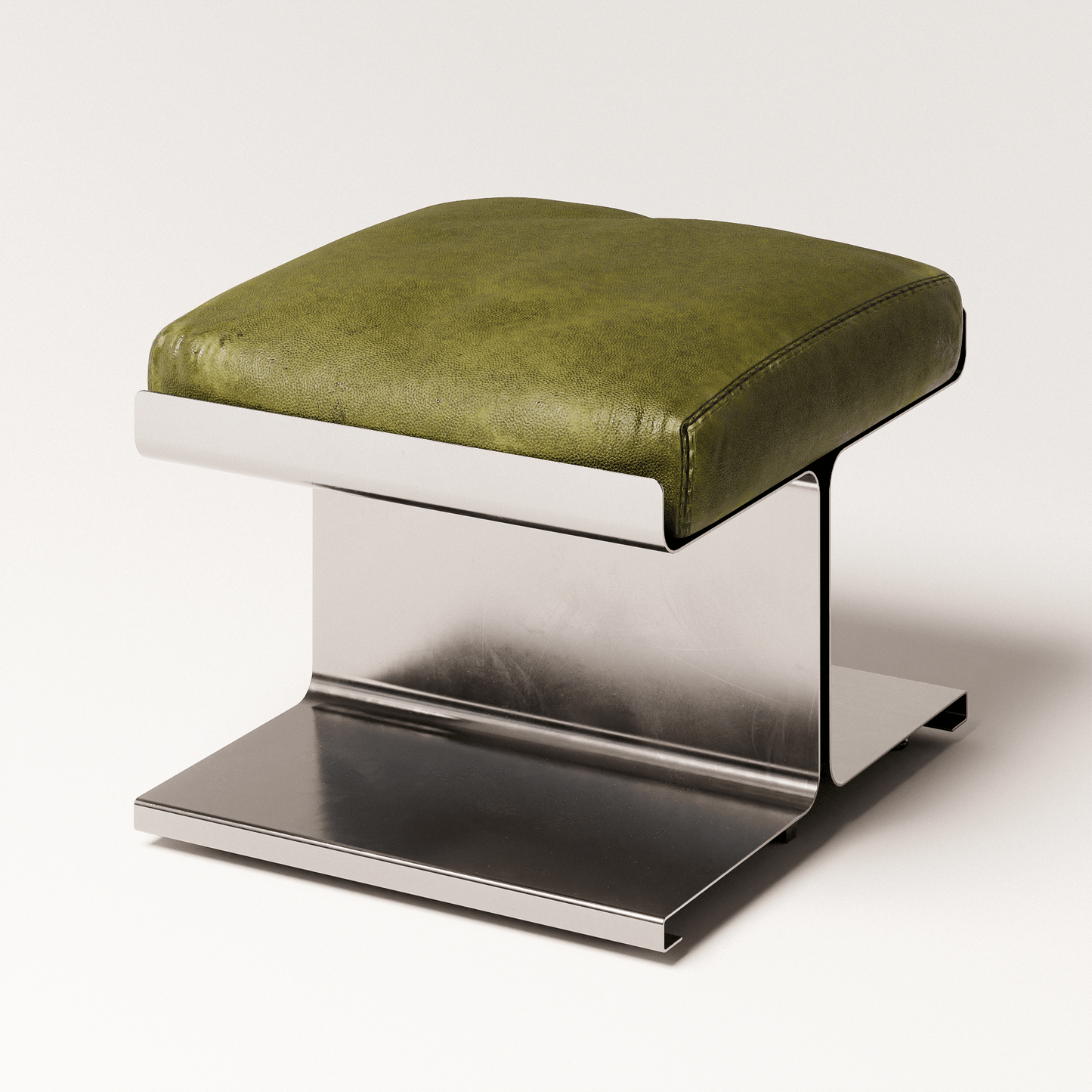 Steel Ottoman