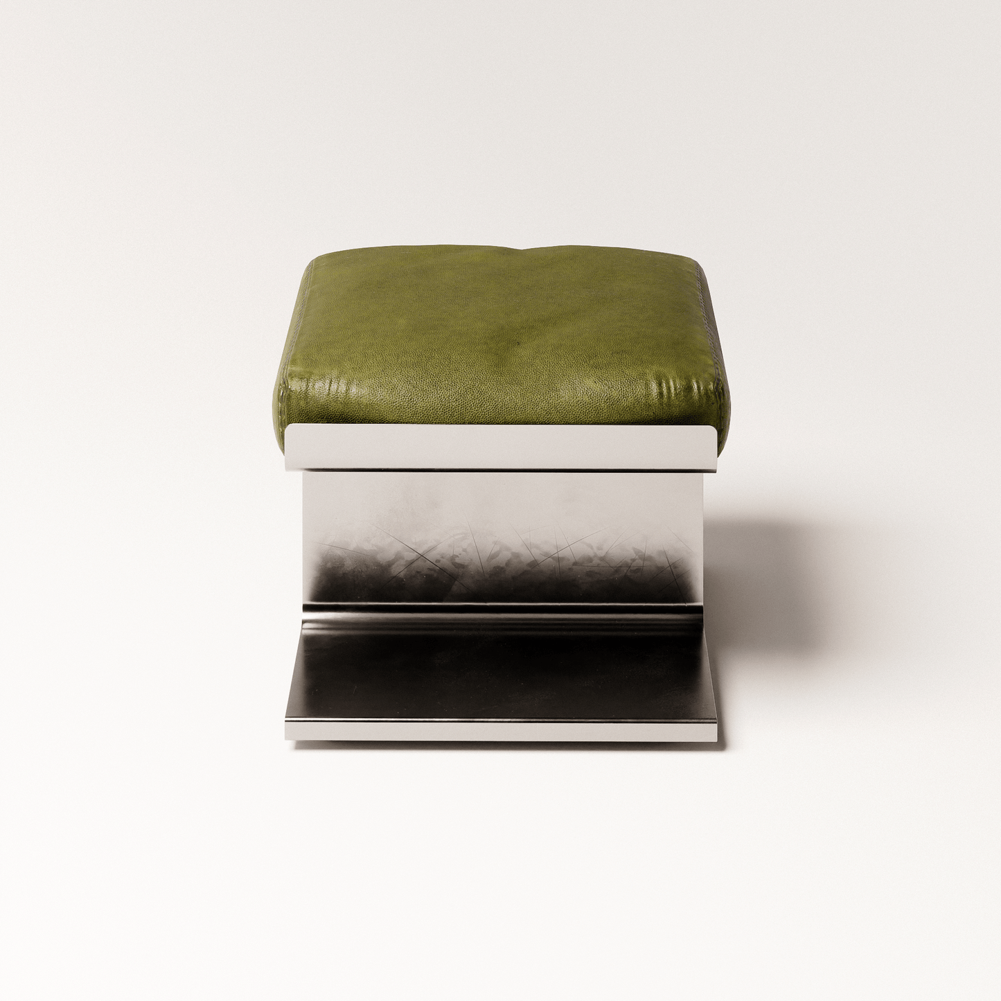 Steel Ottoman