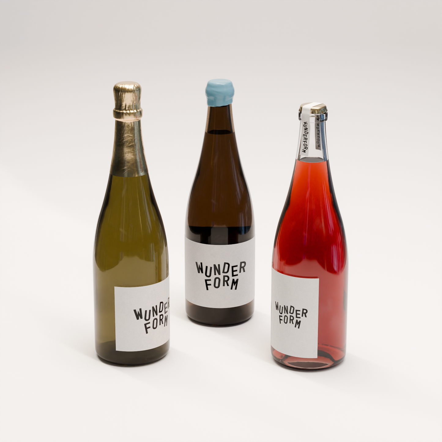 Wine Bottles Set 01