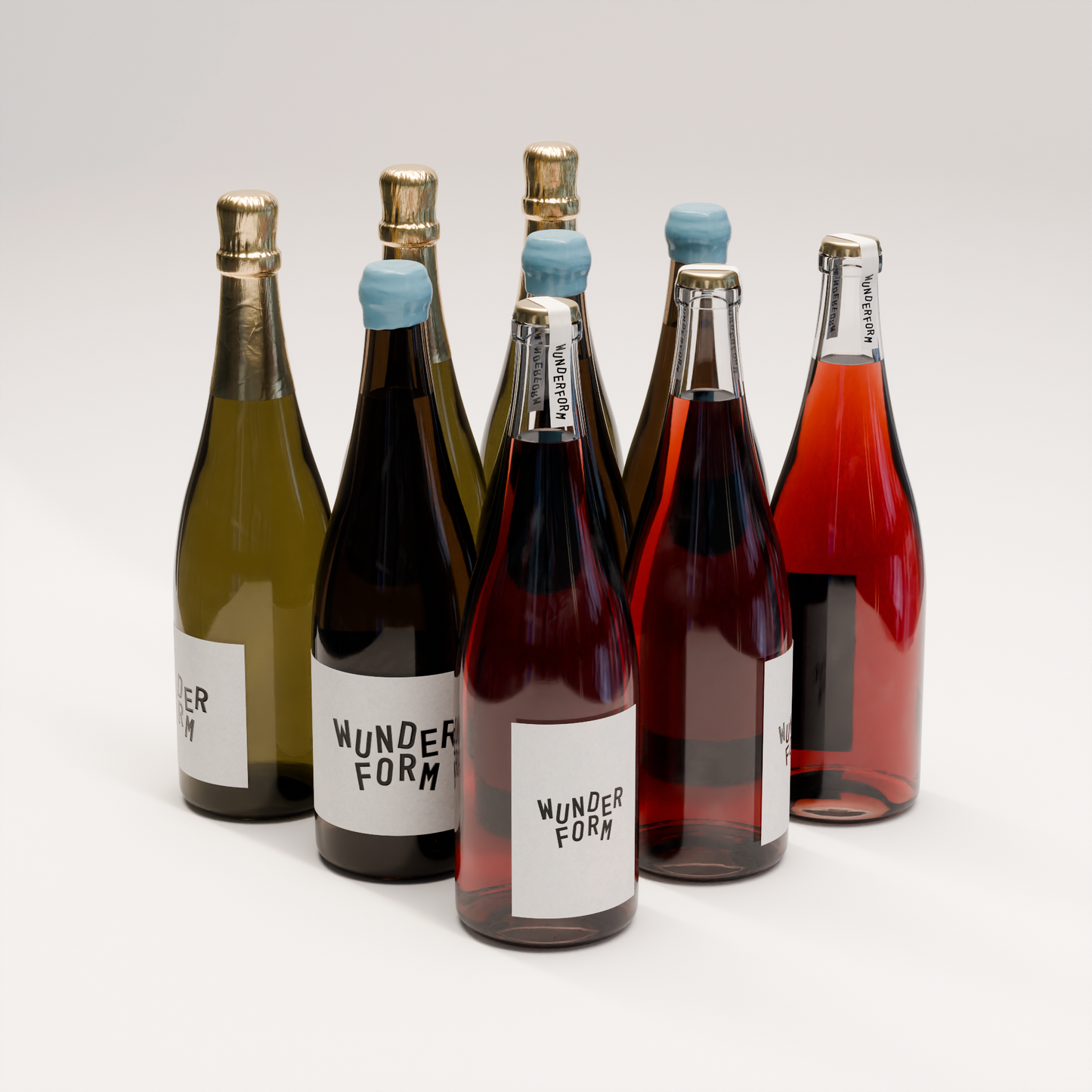 Wine Bottles Set 01