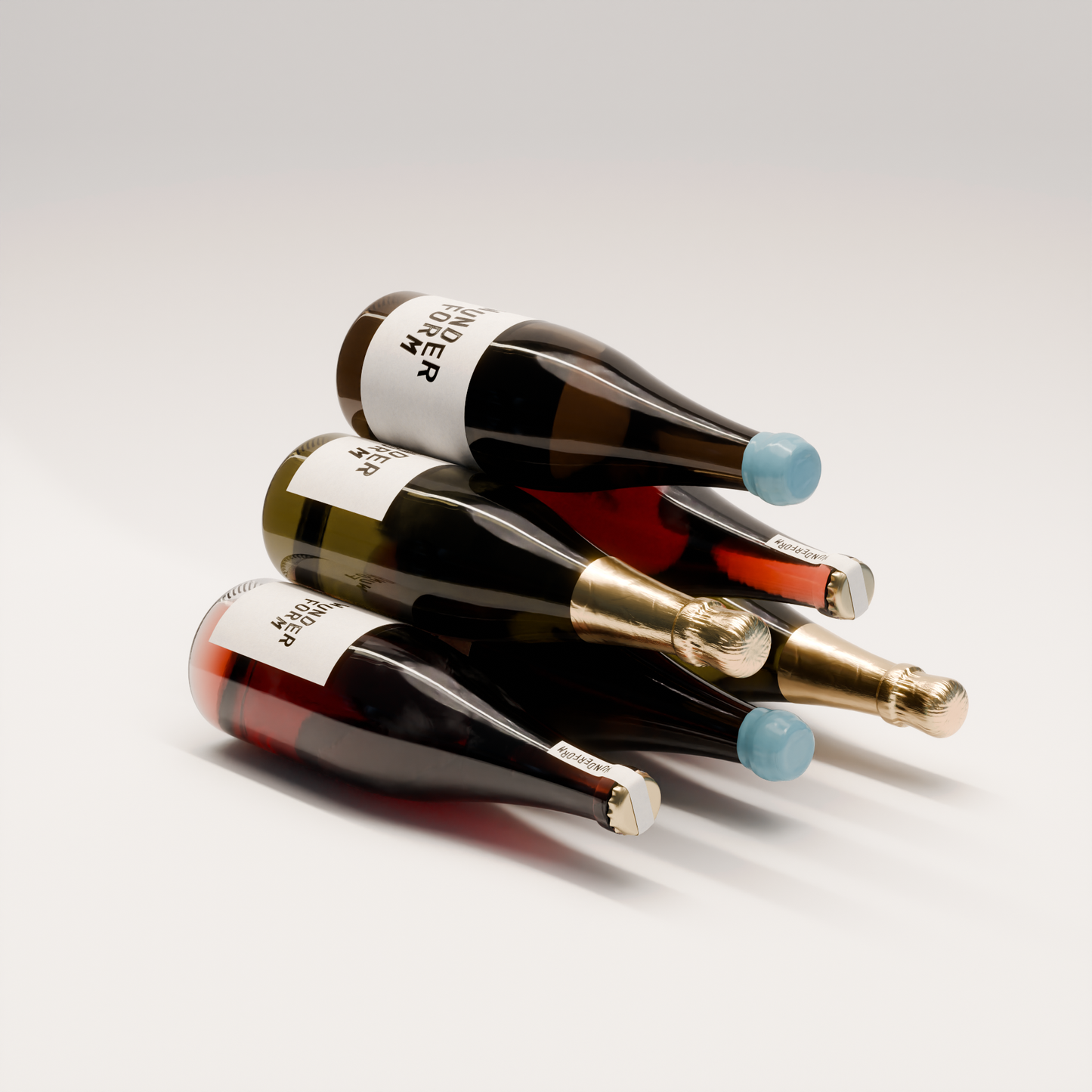 Wine Bottles Set 01
