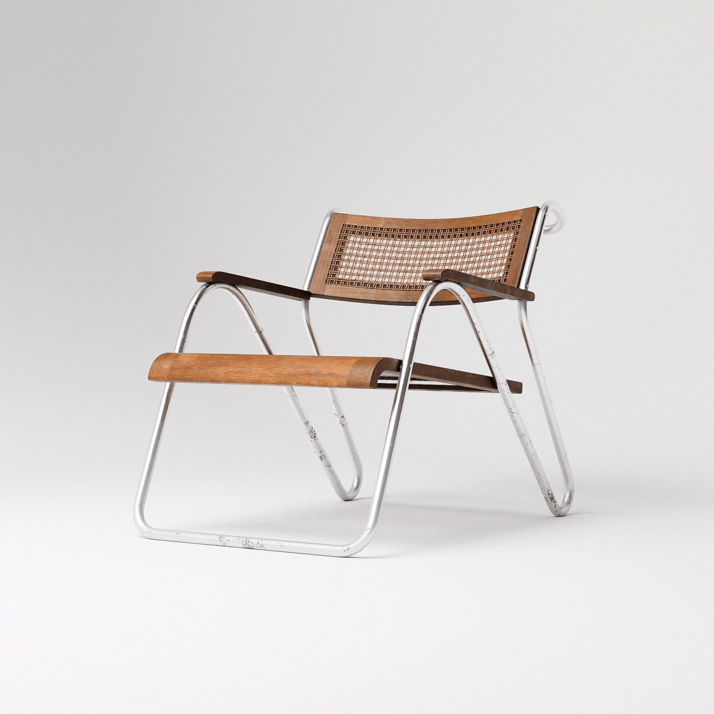 Tubular Steel Armchair