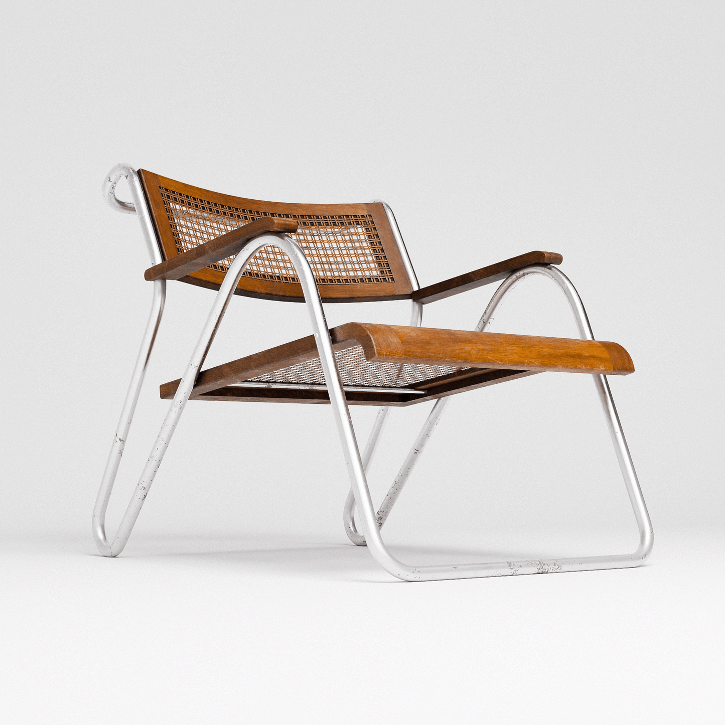 Tubular Steel Armchair