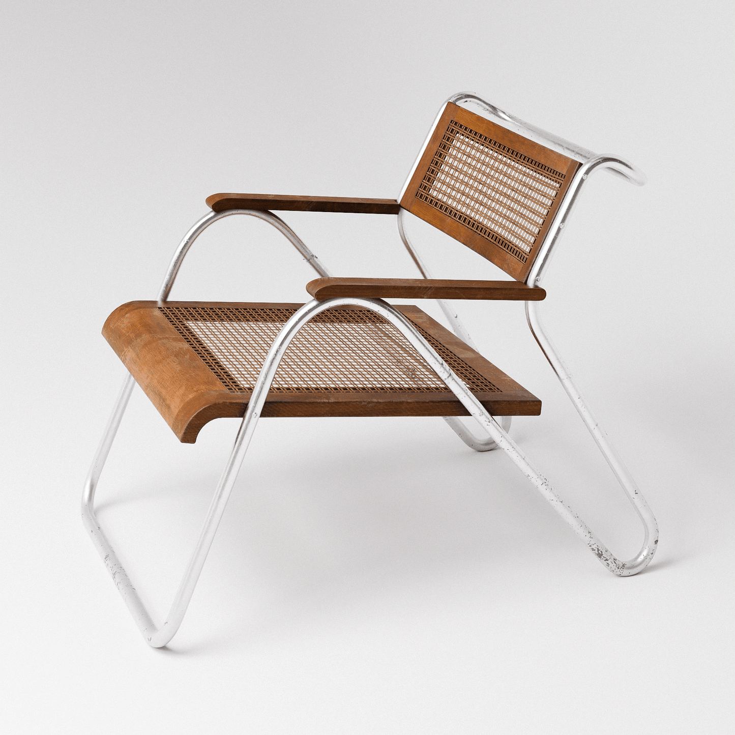 Tubular Steel Armchair