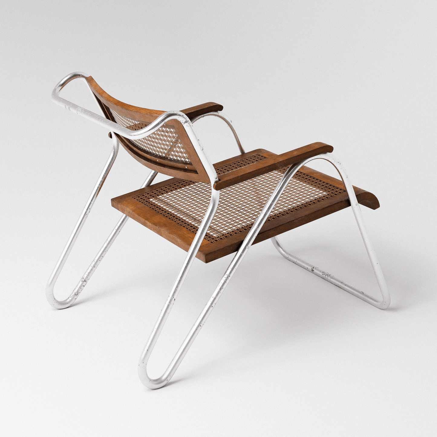Tubular Steel Armchair