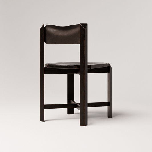 Black Leather Dining Chair