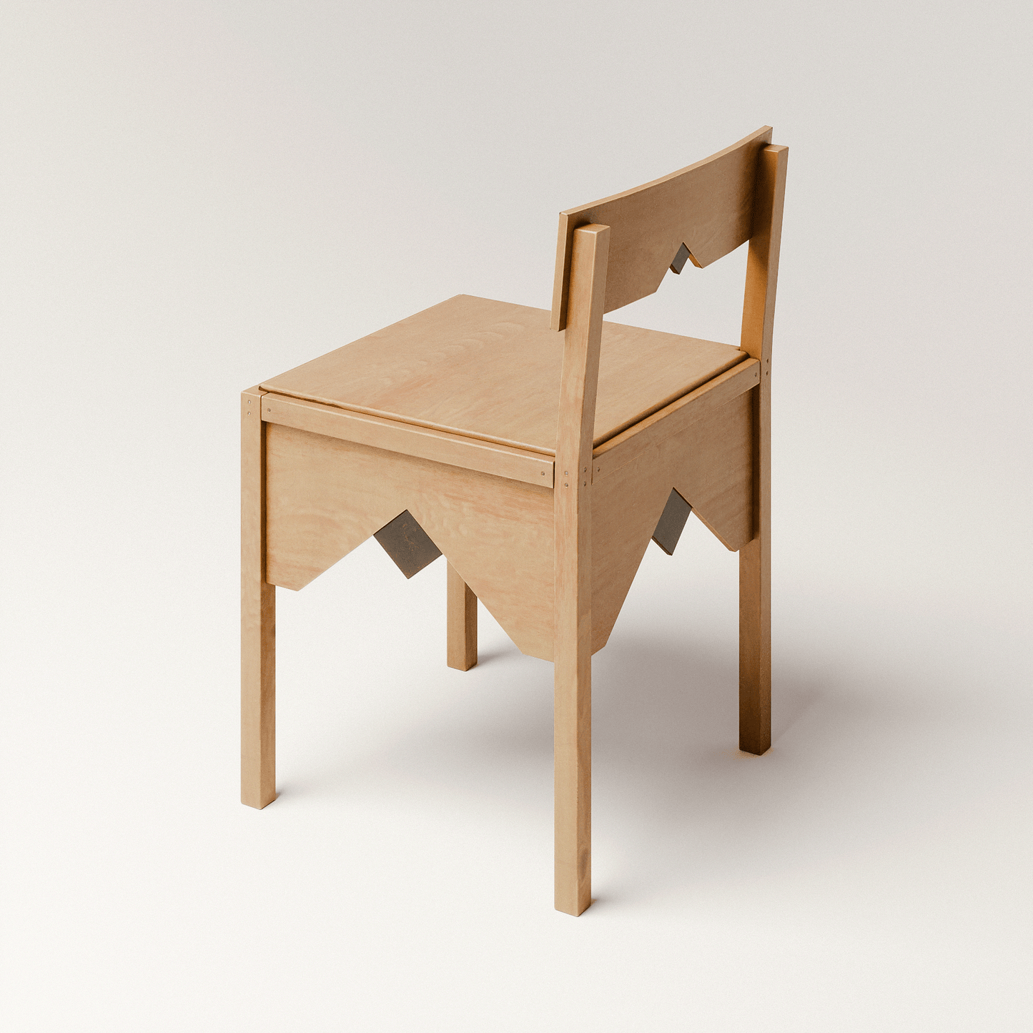 Art Deco Wooden Chair