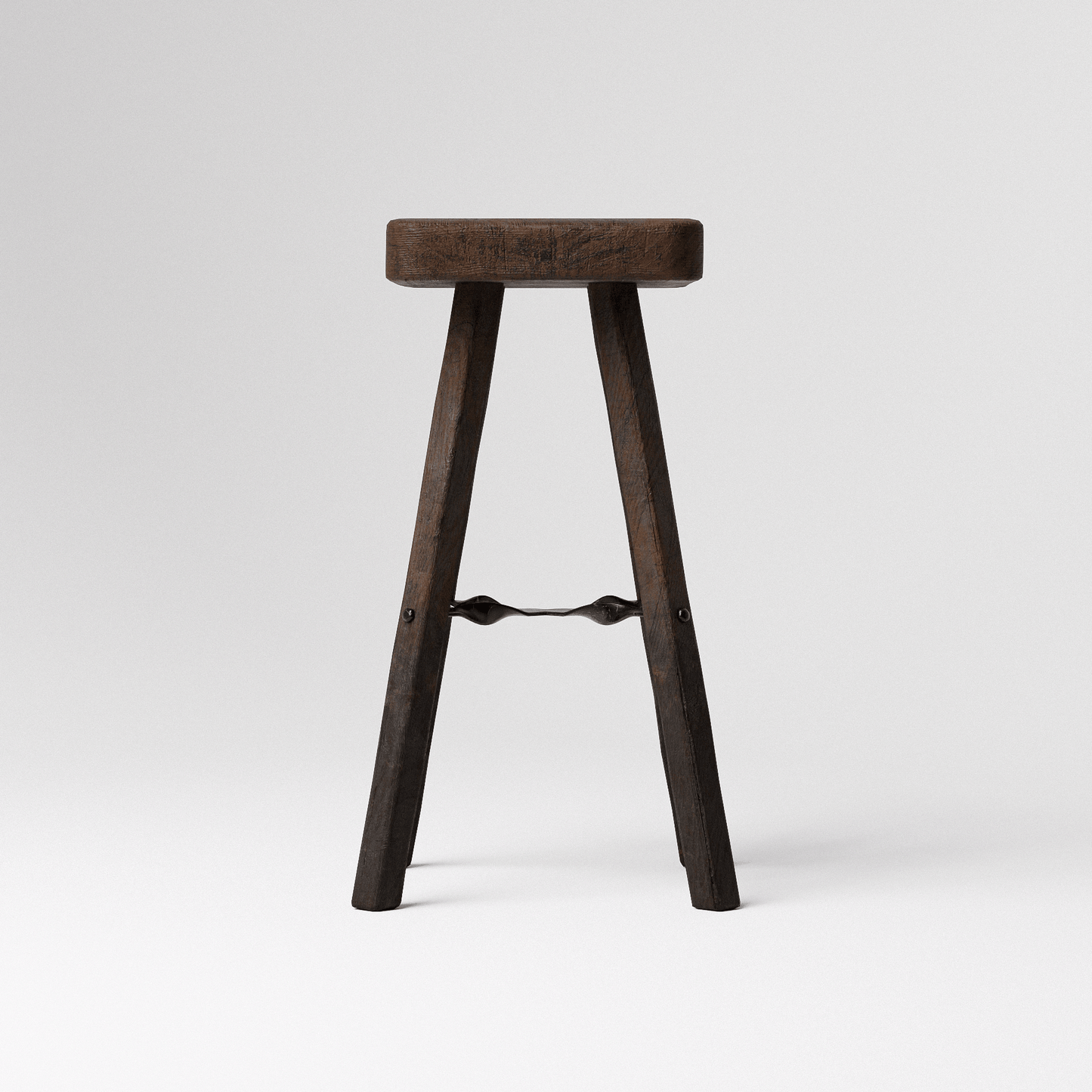Brutalist High Stool