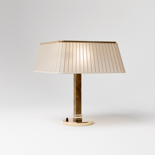 Brass Silk Table Lamp