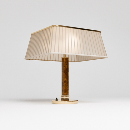Brass Silk Table Lamp