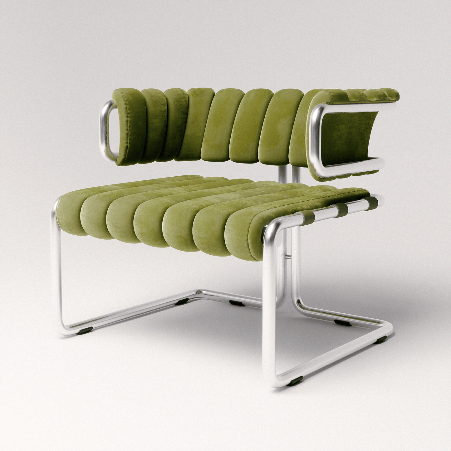 Cubist Tubular Lounge Chair