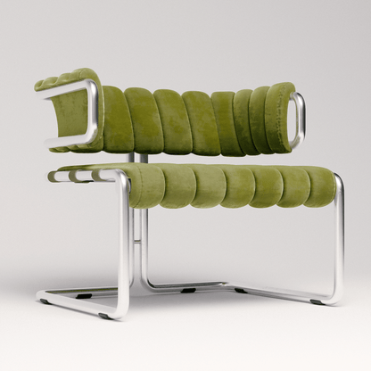 Cubist Tubular Lounge Chair