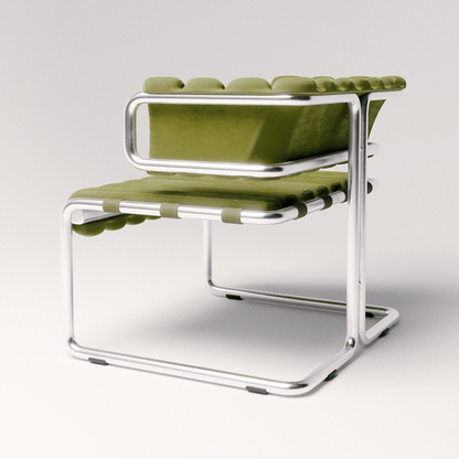 Cubist Tubular Lounge Chair