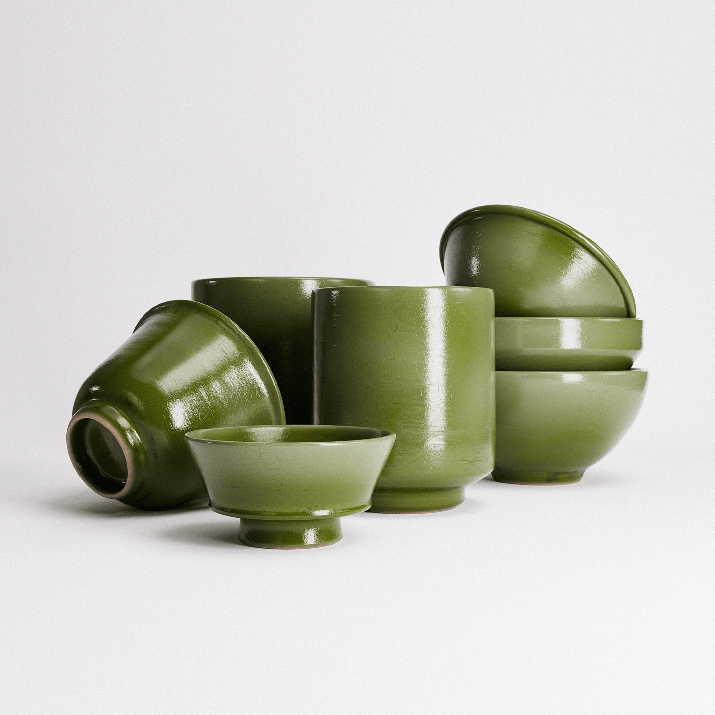 Ceramic Cups Set 01