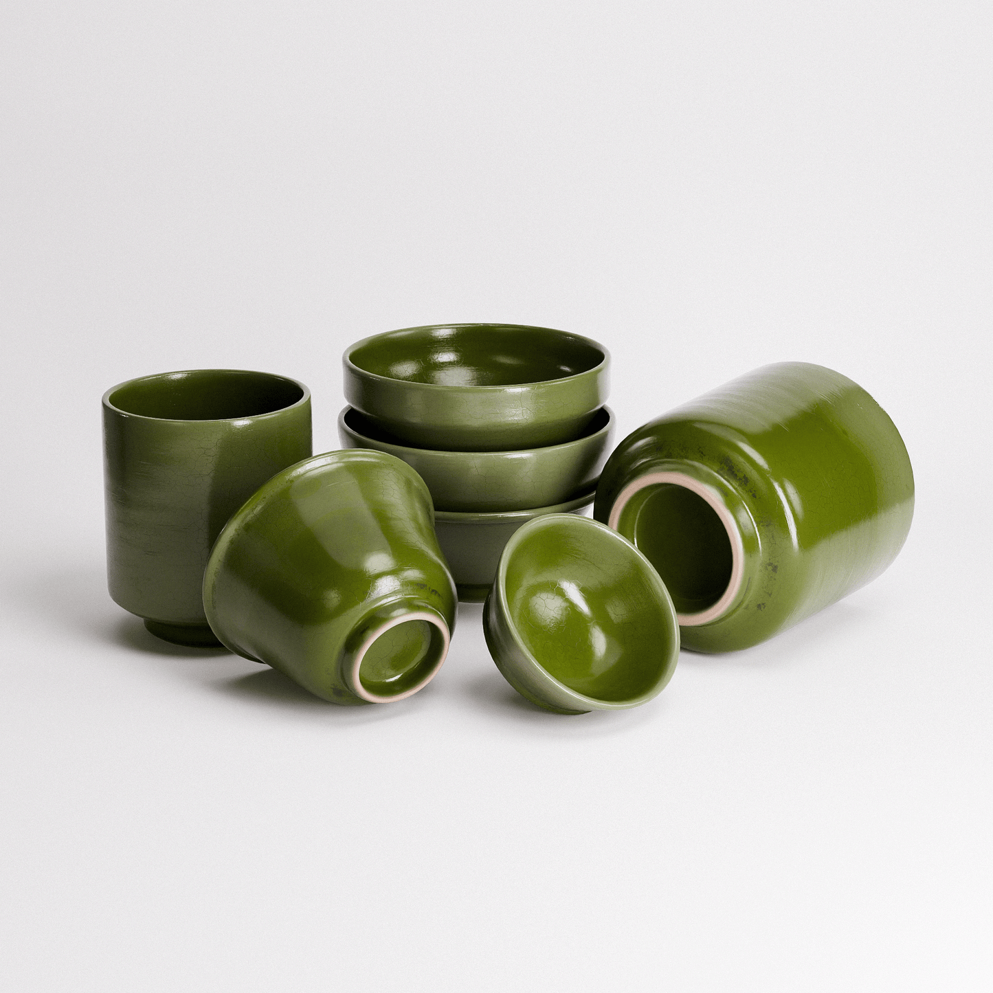 Ceramic Cups Set 01