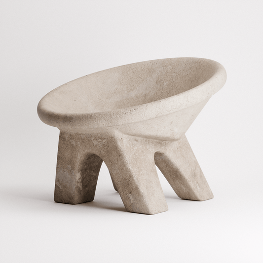 Concrete Sphere Chair
