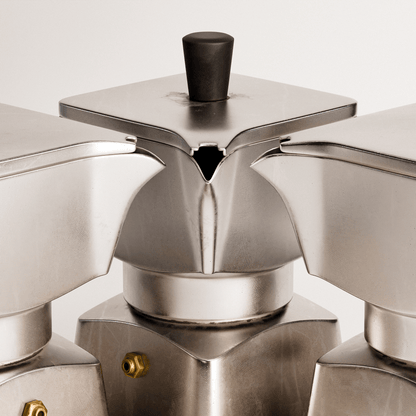 Brutalist Moka Pot