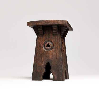 Gothic Oak Stool