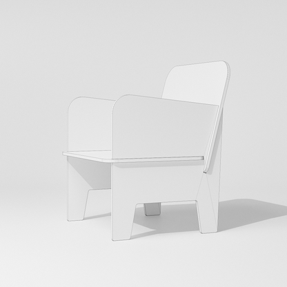 Modernist Plywood Chair
