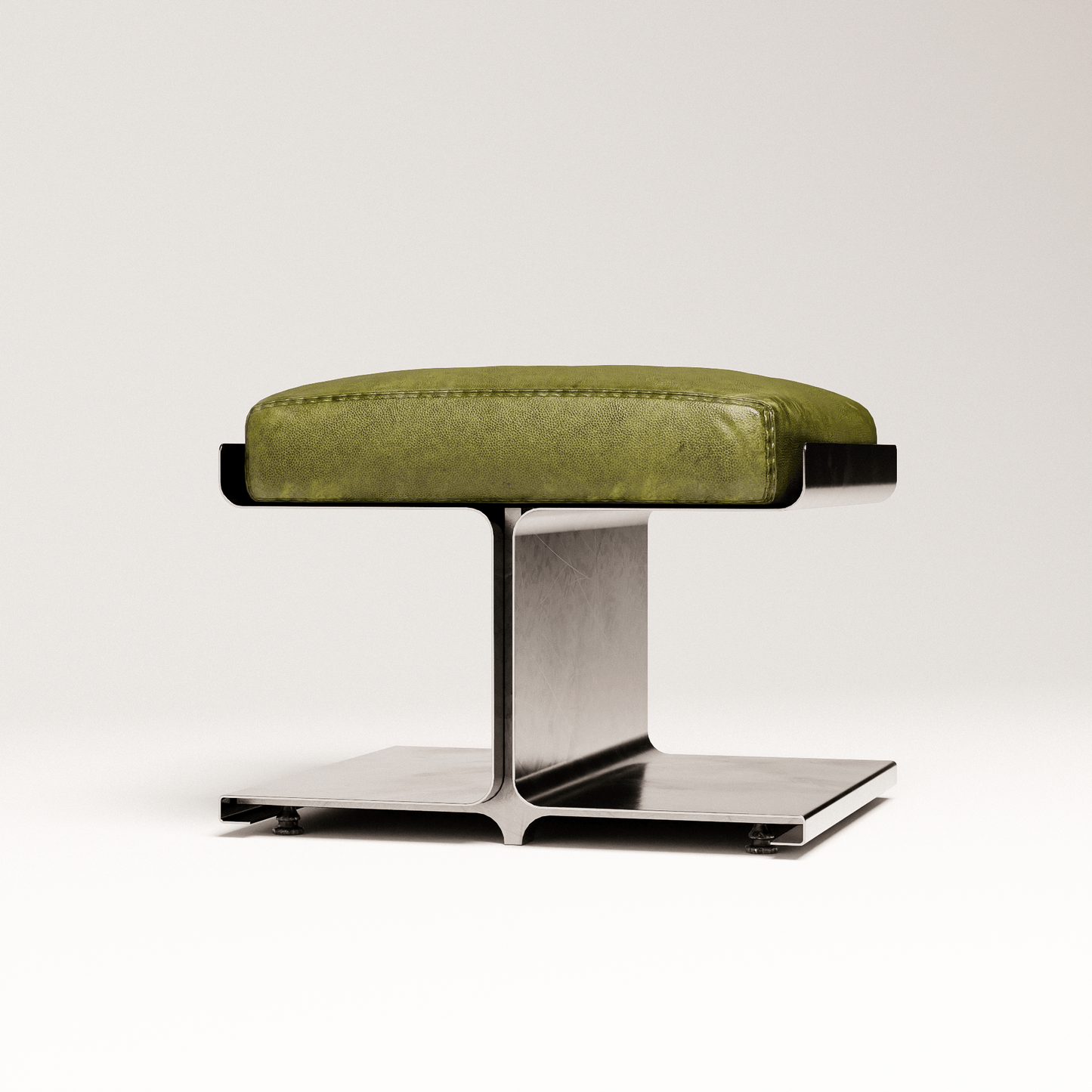 Steel Ottoman