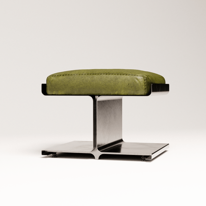 Steel Ottoman