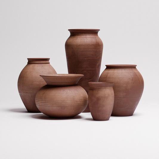 Terracotta Pots Set 01