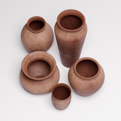 Terracotta Pots Set 01