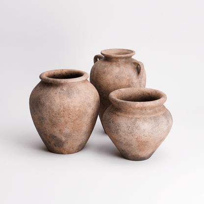Terracotta Pots Set 02