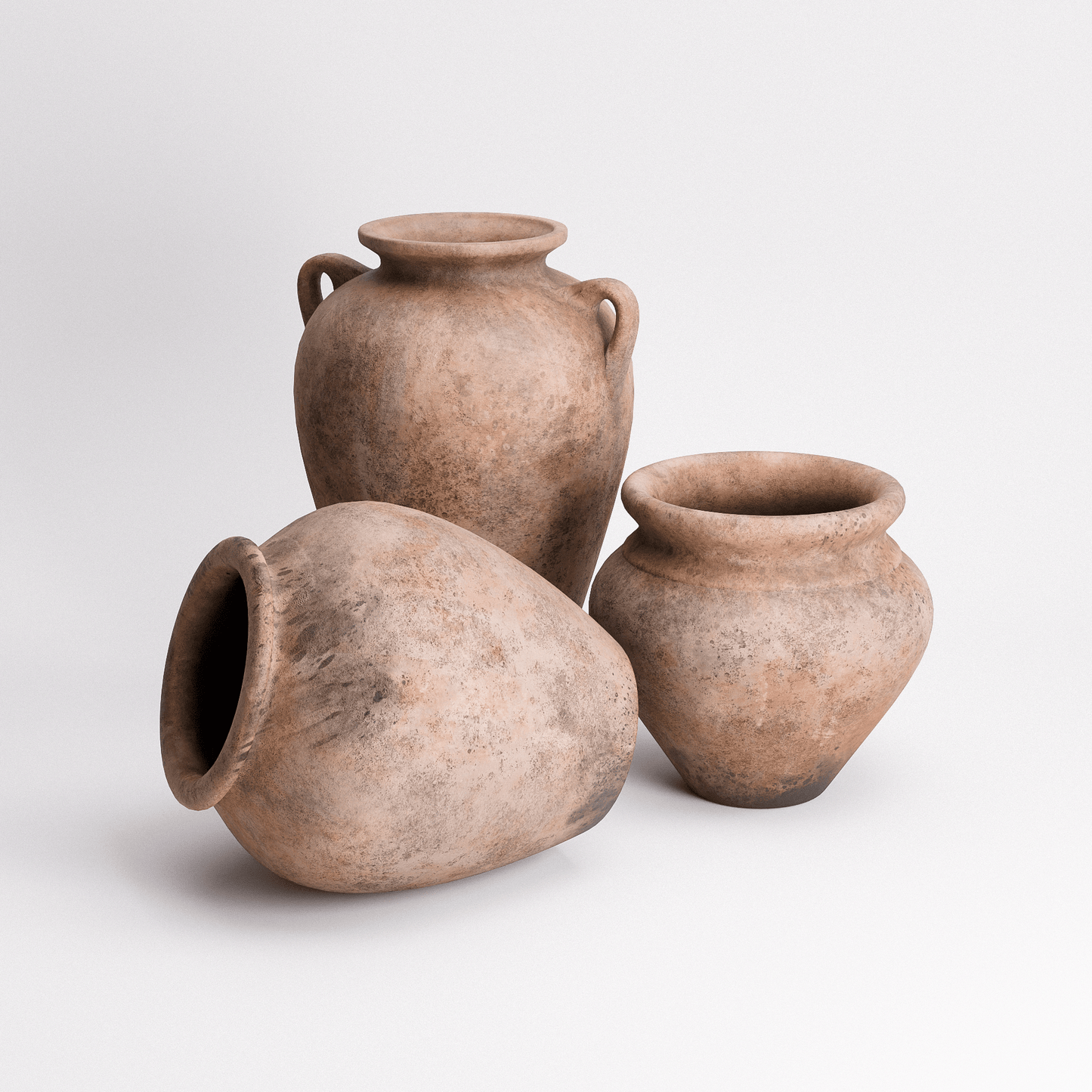 Terracotta Pots Set 02