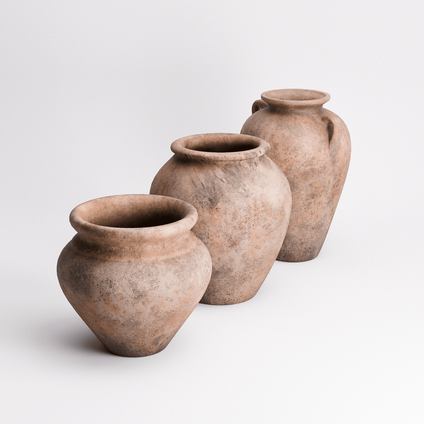 Terracotta Pots Set 02