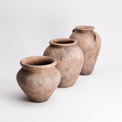 Terracotta Pots Set 02