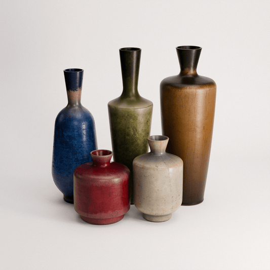 Stoneware Vases Set 01