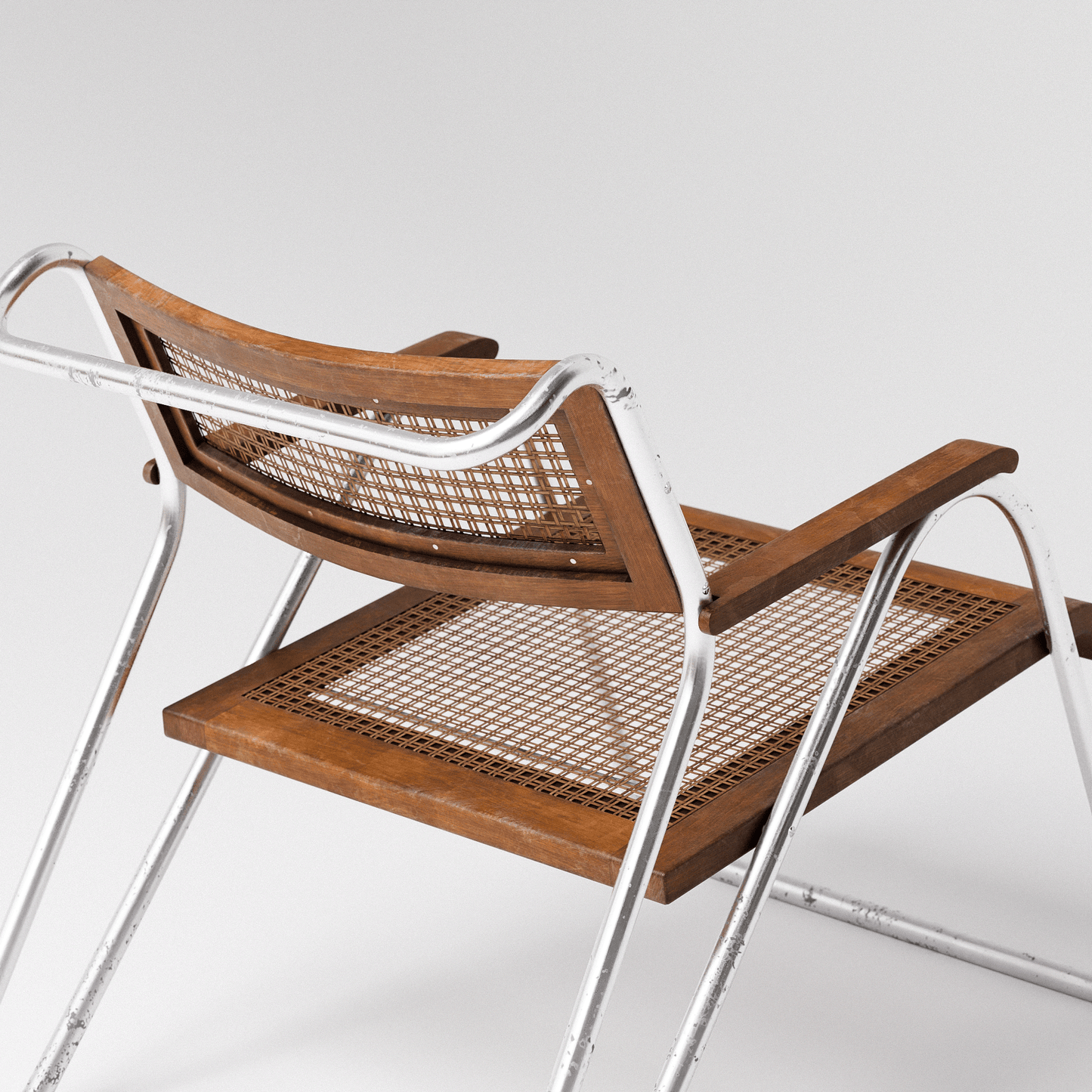 Tubular Steel Armchair