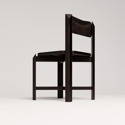 Black Leather Dining Chair